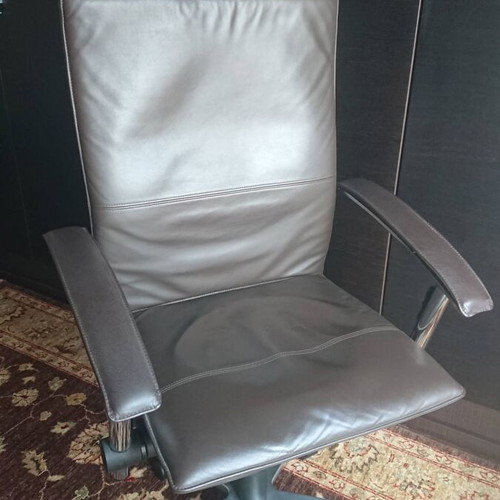 Grammer Office Tiger executive chair used, genuine leather, German made