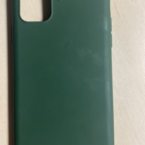 iPhone 11 silicone case, dark green