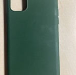 iPhone 11 silicone case, dark green