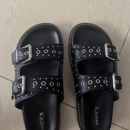 Mexx women's slippers like new, size 39, black