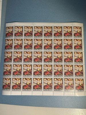 Greek Stamps Mint Never Hinged Set of 4 Sheets with Agricultural Themes