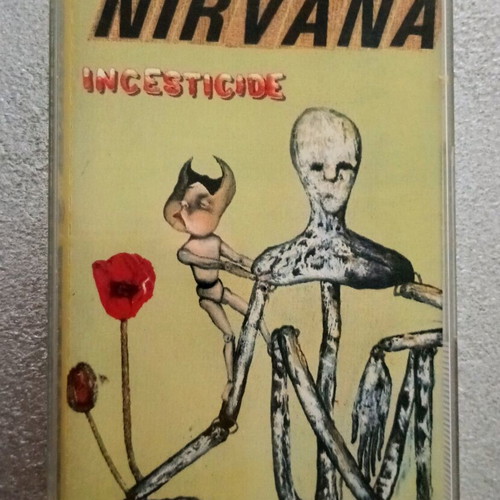 Nirvana Incestiside cassette tape used, rare rock album