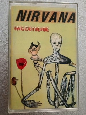 Nirvana Incestiside cassette tape used, rare rock album