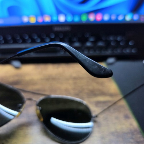 Γυαλιά Ray Ban ανδρικά μέγεθος XL σαν καινούργια, μαύρα