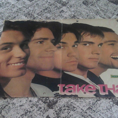 Take That Katerina poster used with signs of wear