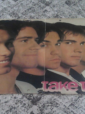 Take That Katerina poster used with signs of wear