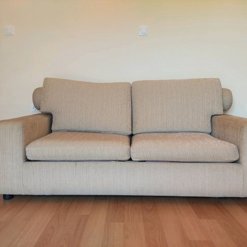 Sofa bed used with French mechanism, beige