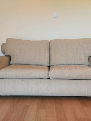 Sofa bed used with French mechanism, beige