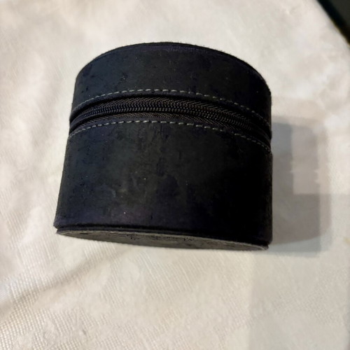Tag Heuer watch case like new, suede leather with velvet lining and manual