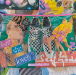 Vintage large plastic zipper folders new