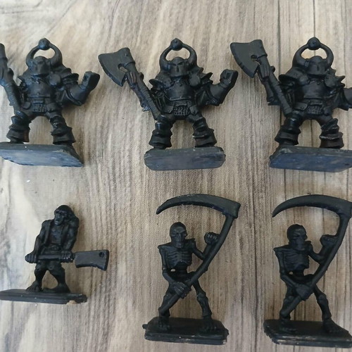 Heroquest bundle chaos warriors, skeletos, zombies 1989 1991 used