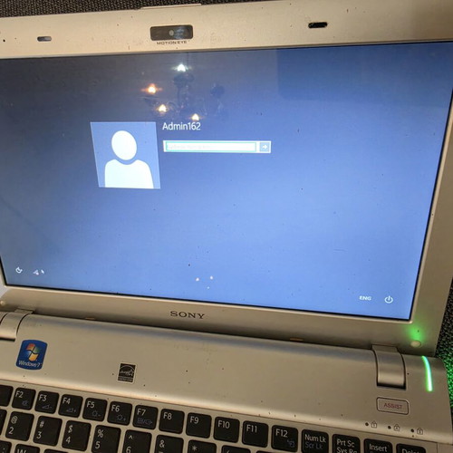 Sony Vaio VPCYB3V1E laptop used, 11.6-inch HD, AMD Dual-Core