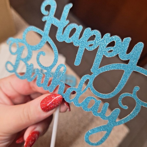 Happy Birthday για τούρτα σετ 10 τεμάχια καινούργιο