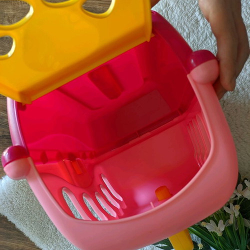 Pet box toy, plastic playhouse for puppy or kitten