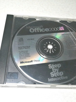 Microsoft Office 2000 Step by Step OEM CD new