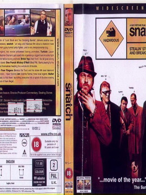 Snatch DVD used, adventure with subtitles