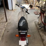 Honda GLX moped 125cc conversion, white