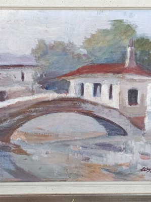 Oil painting El. Kolokotroni-Mania like new