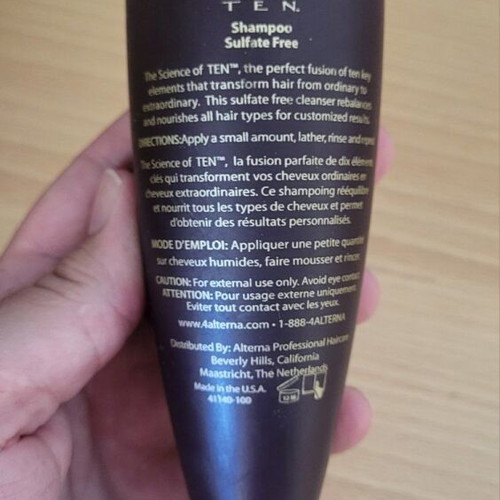 Alterna the science of ten hair care set new, 10 pieces