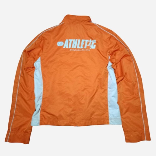 Nike Retro women's jacket used, orange with beige details