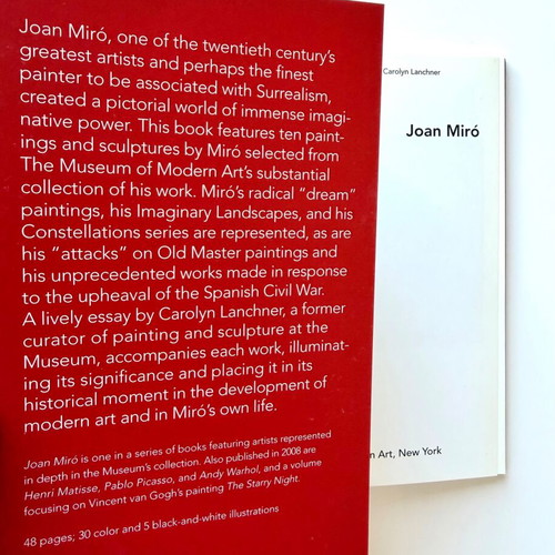 Joan Miró Photobook new, Museum of Modern Art collection