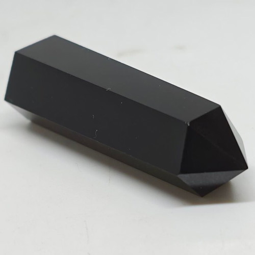 Obsidian decorative obelisk like new, natural black crystal