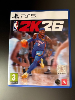 NBA 2k26 for PS5 new without plastic wrap