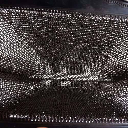 Edwardian Art Nouveau Gunmetal Chainmail Mesh Evening Bag used