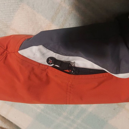 Ski jacket used for 3-4 years old, red unisex