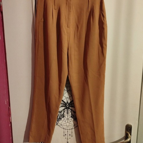 BSB fabric pants brown like new, size L