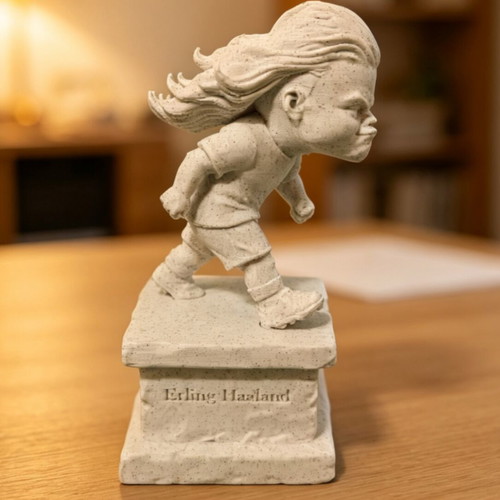 Haaland figurine like new, 12 cm height