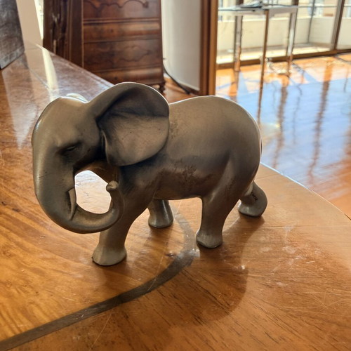 Set of 4 Metal Decorative Animals – Lion and Elephants