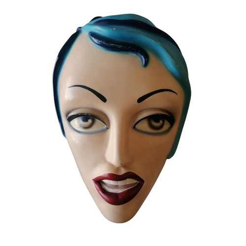 Vintage display heads used, male and female set