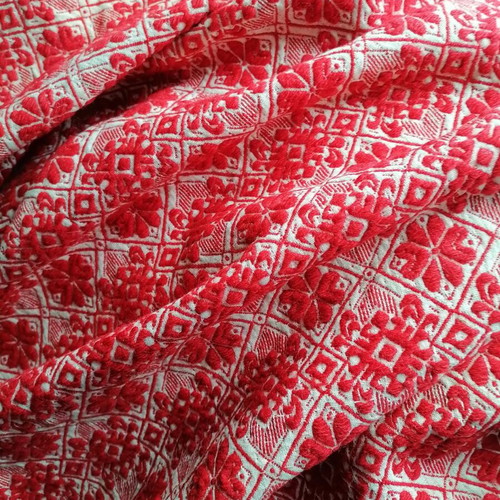 Handmade woven vintage throw blanket like new 1.70x2.15 m