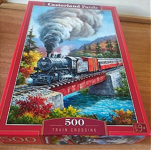 Παζλ 500 κομμάτια με θέμα τραίνο