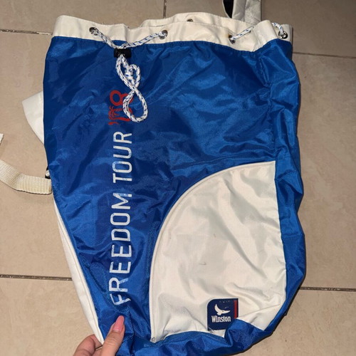 Backpack new white and blue