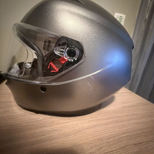 AGV K3 Full Face Helmet matte grey like new