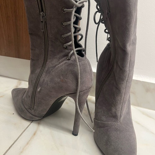 High Heels Boots grey like new, size 38