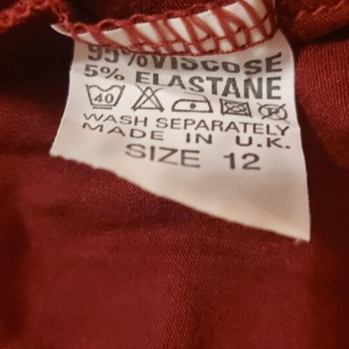 Missguided burgundy slim dress new, size Small - Medium