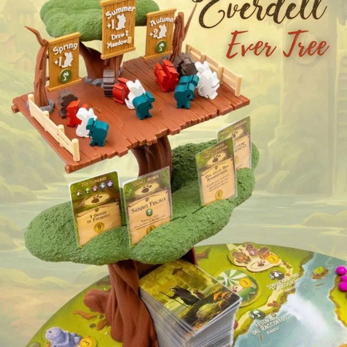 Everdell Ever Tree 3D printed board game upgrade new
