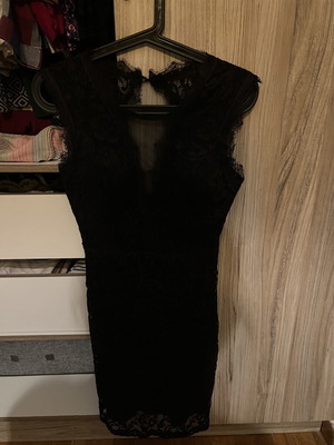 Lace dress black, like new, size S