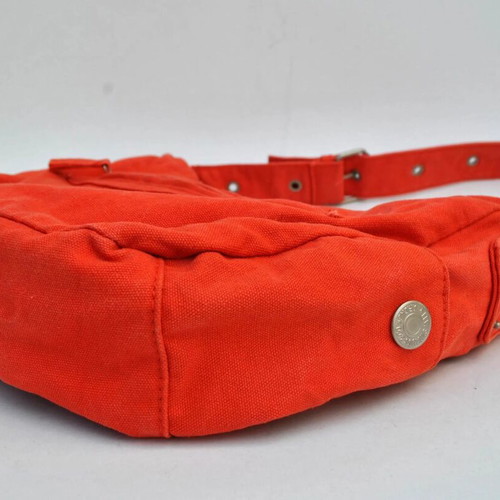 Levi's Y2K canvas shoulder bag used, red and orange