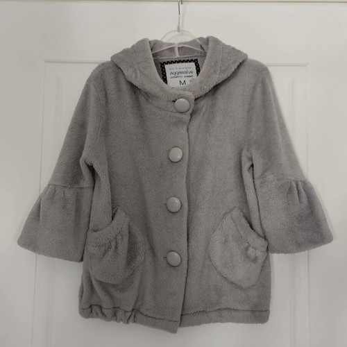 Vintage fleece jacket Aggressive Sprider like new, gray, size M