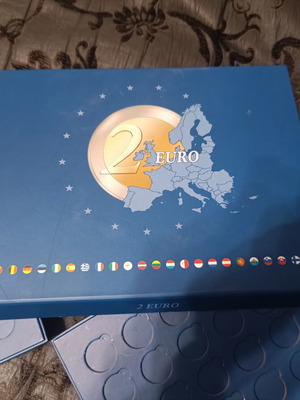 Leuchtturm euro coin storage case like new, 168 coins