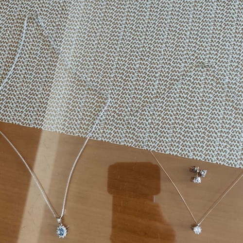 Jewelry 14k white gold worn twice, like new
