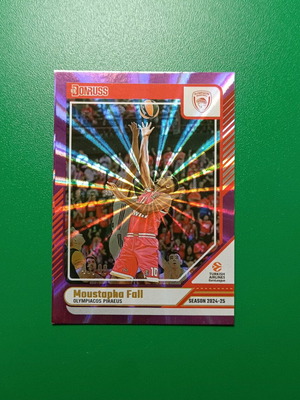 Mustapha Fall Olympiakos Purple Card /99 like new