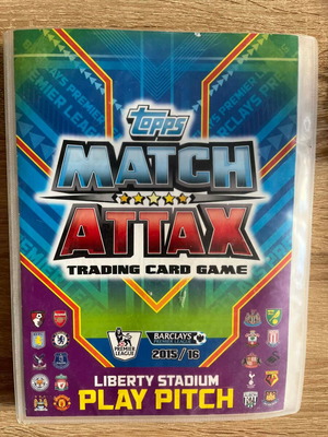 Match Attax 2015/2016 trading card album like new