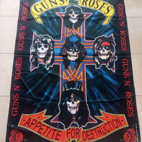 Guns N Roses flag new, 140x95 cm
