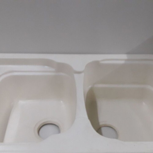 Karag Kitchen Sink Type 0,6/50 new, double basin with drainer