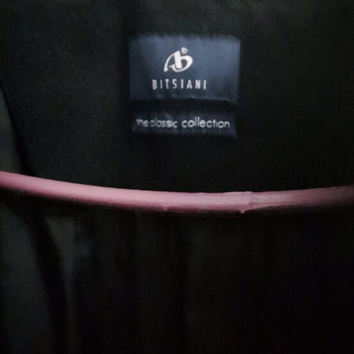 Bitsiani men's coat like new, black, size L
